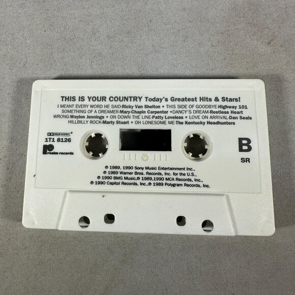 This Is Your Country Cassette  Todays Greatest Hits & Stars  Realm Records 1990 - Picture 4 of 4